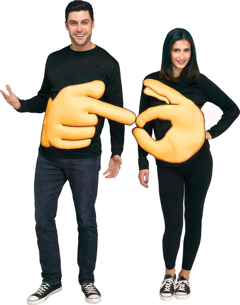 OK and Pointer Couples Costumes by Fun-World 135284 available in the UK here at Karnival Costumes online party shop