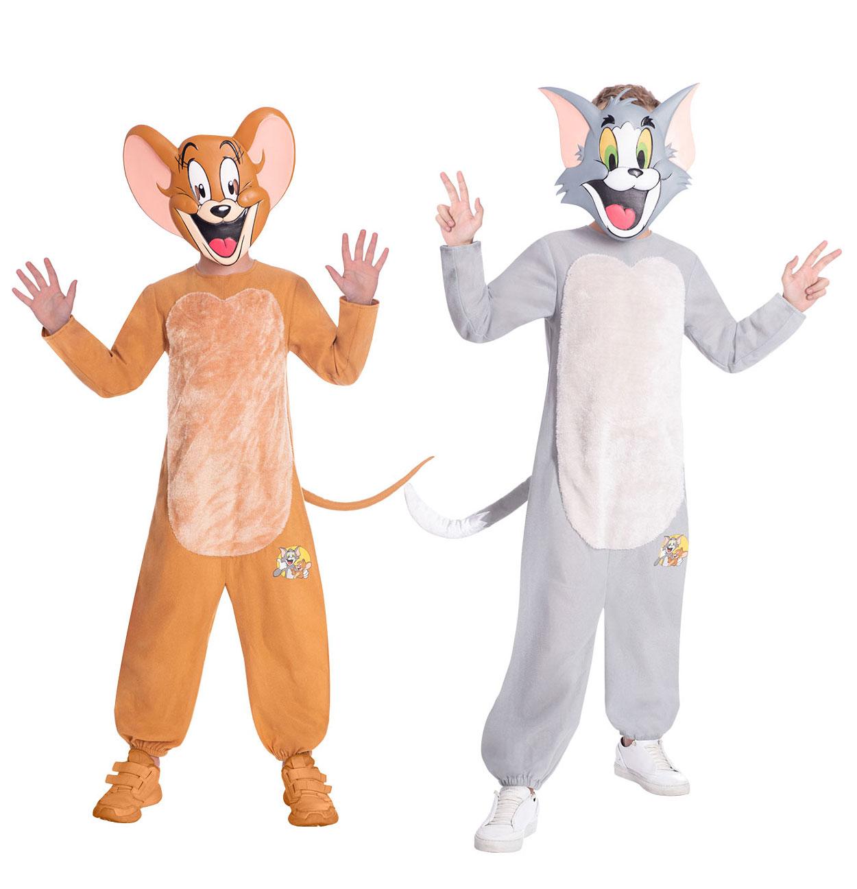 Kid's fully licensed Tom and Jerry Fancy Dress Costumes by Amscan available here at Karnival Costumes online party shop