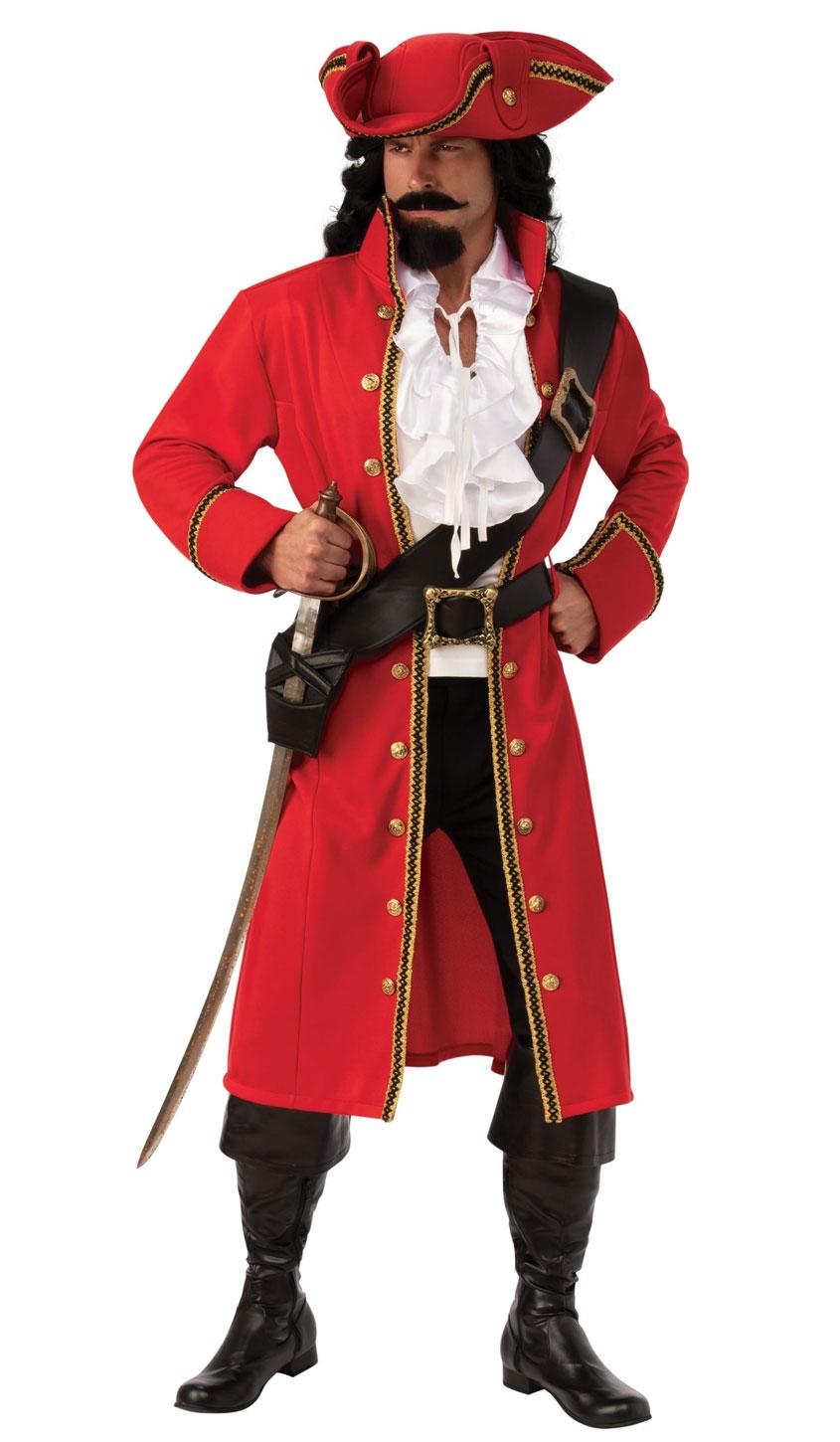 Authentic Pirate Captain Costume for Adults by Rubies 700888 available in the UK here at Karnival Costumes online party shop