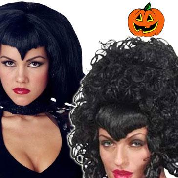 Halloween character costume wigs for Vampiress available here at Karnival Costumes online party shop