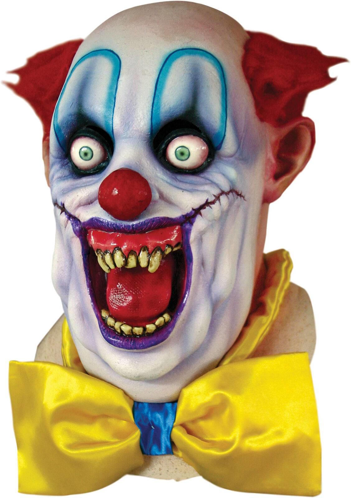 Super Deluxe Rico Horror Clown Mask by Ghoulish Productions 26220 available here at Karnival Costumes online party shop