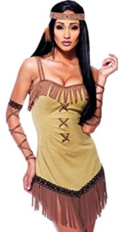 Flirty Native Maiden Wild West costume by Paper Magic Group 6739013 available here at Karnival Costumes online party shop