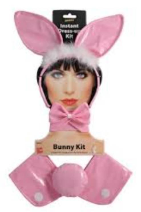 Sassy instant Bunny costume kit by Smiffys 28942 available here at Karnival Costumes online party shop