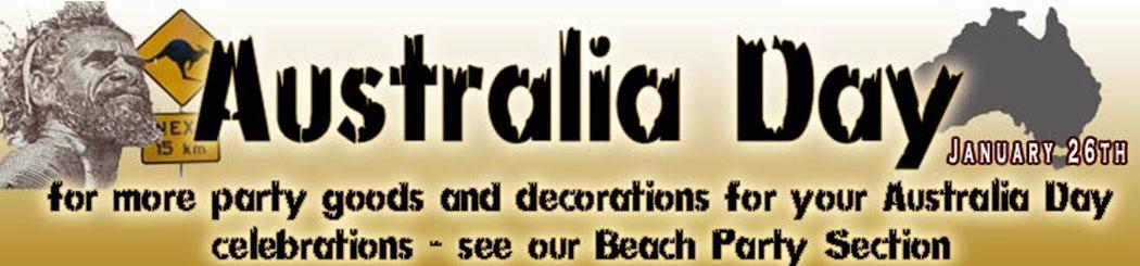 Australia Day Costumes and Accessories at Karnival Costumes. Go on mate, make January 26th special! 