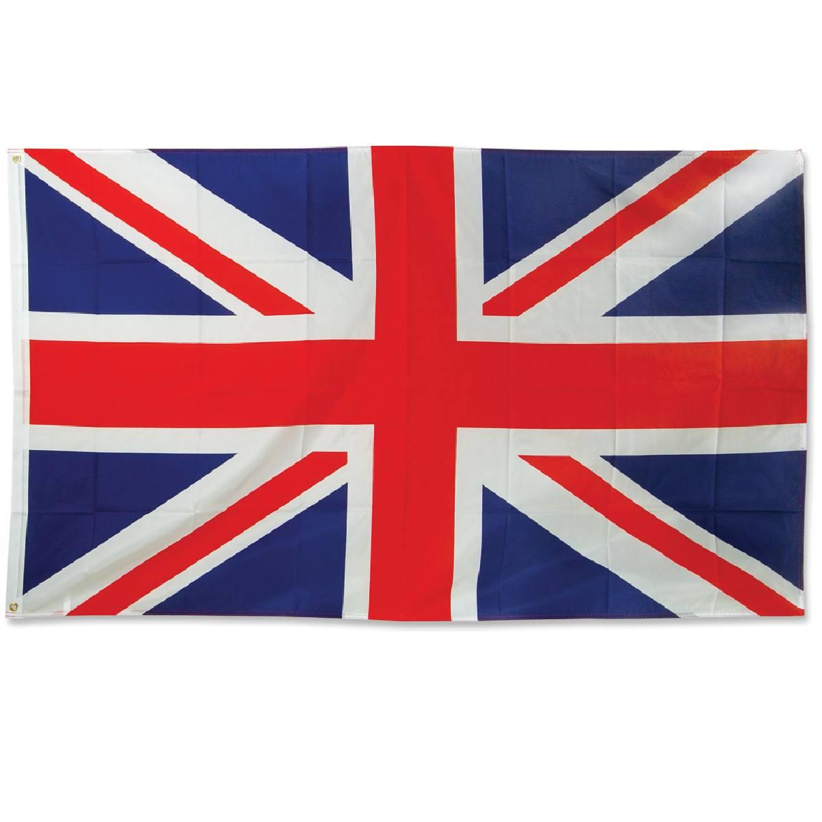Union Flag or Union Jack Polyester Flag 5ft x 3ft or 150cm x 90cm by Forum Novelties PG013 available here at Karnival Costumes online party shop