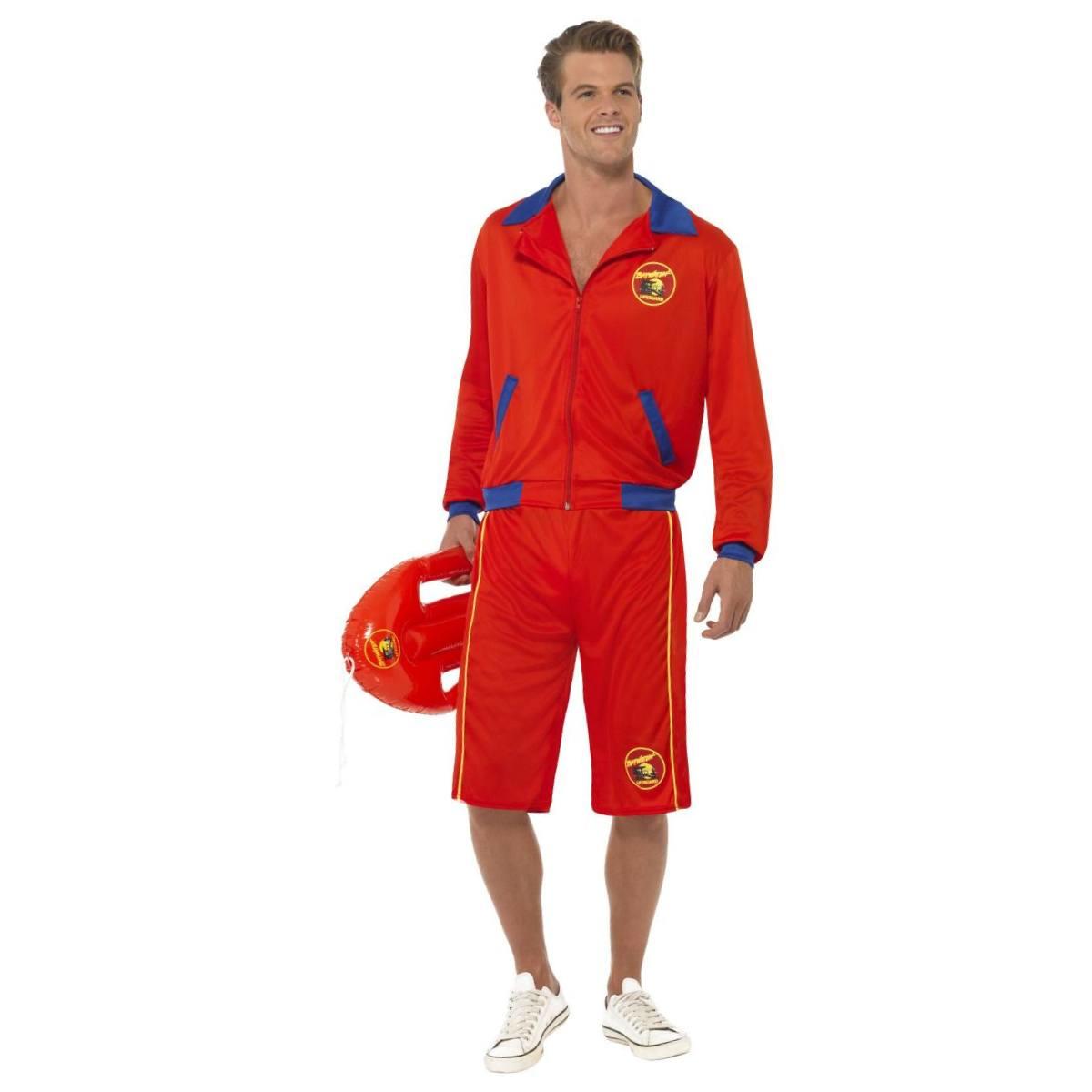 Deluxe Lifeguard Costume for Men by Smiffys 32893 | Karnival Costumes