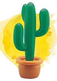 Inflatable catus bush by Unique 95174 available here at Karnival Costumes online party shop