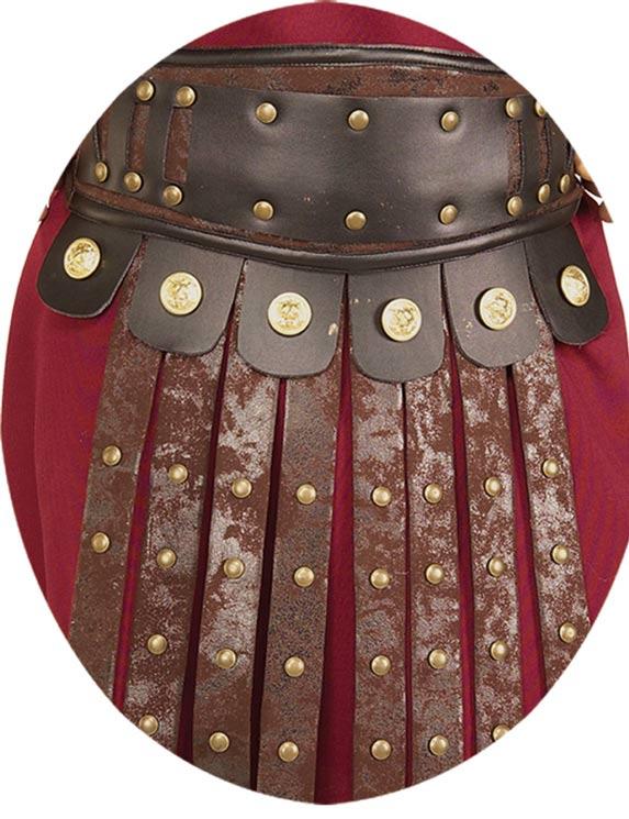 Roman Mock Armour groin guard apron with belt by Rubies 7623 available here at Karnival Costumes online party shop
