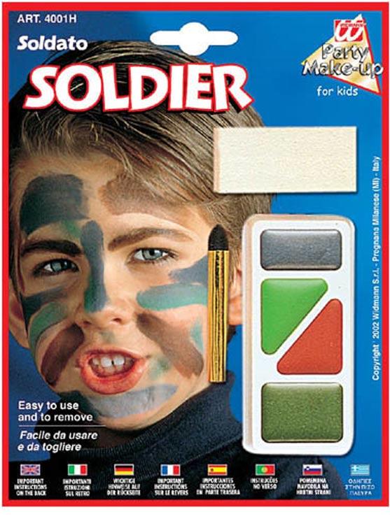 Camoflauge Soldier Makeup Kit