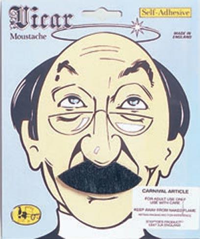 Vicar Moustache by Steptoe M6 available from a large collection available here at Karnival Costumes online party shop
