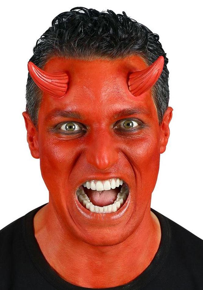 Special Effects Makeup Red Devil Horns by Widmann 4171D avalable here at Karnival Costumes online party shop