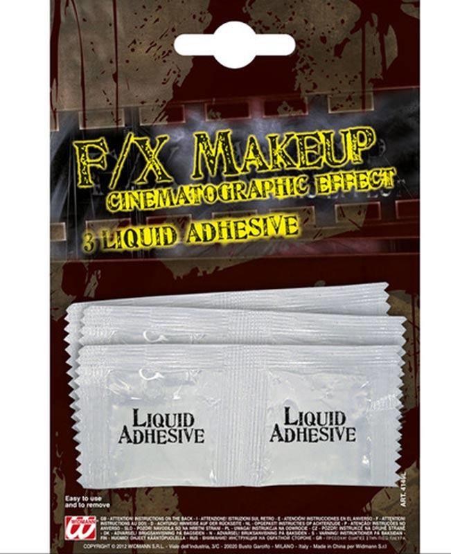 Liquid Latex Adhesive 3 Sachets by Widmann 4194L available here at Karnival Costumes online party shop