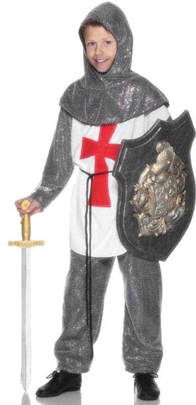 Crusader Knight Fancy Dress Costume for Boys