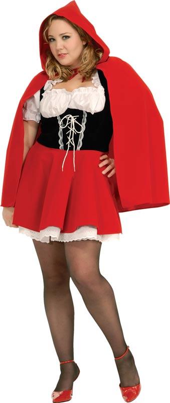 Full Cut Red Riding Hood Fancy Dress Costume