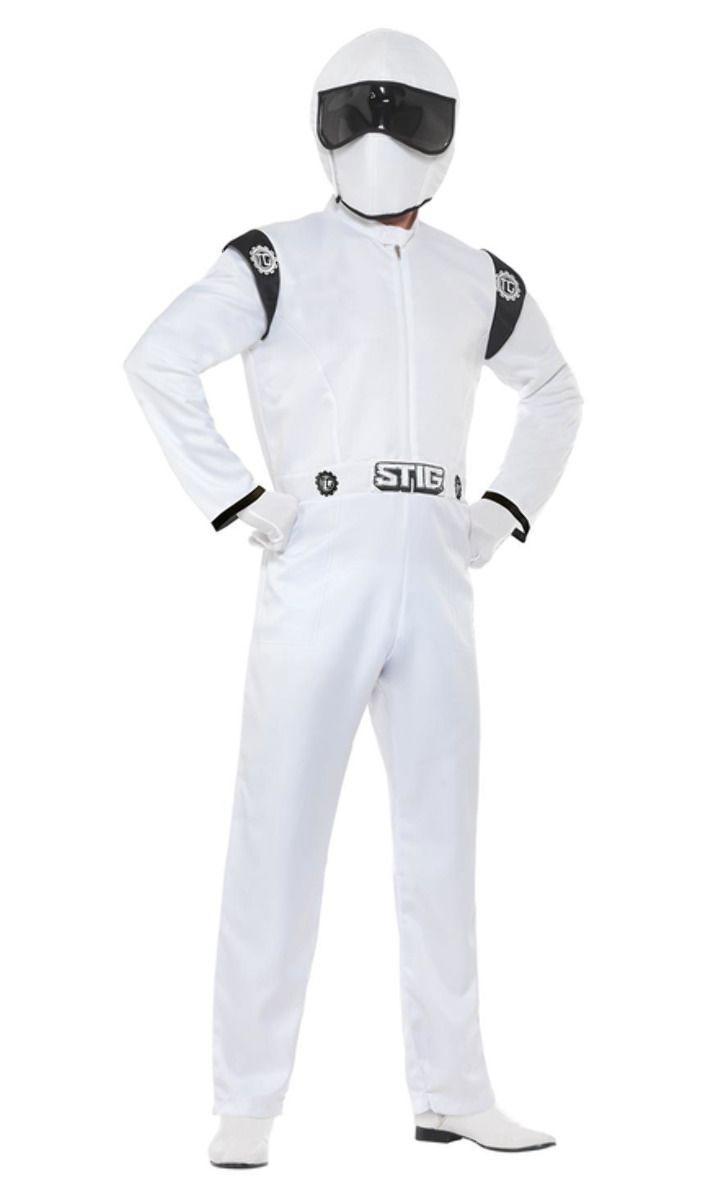 Stig Racing Driver Adult Fancy Dress Costume - fully licensed by BBC Top Gear - by Smiffy 42980 available here at Karnival Costumes online party shop