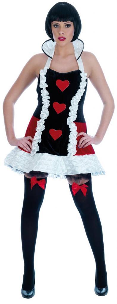 Sexy Storybook Queen of Hearts costume for women by Fun Shack 2645 available here at Karnival Costumes online party shop