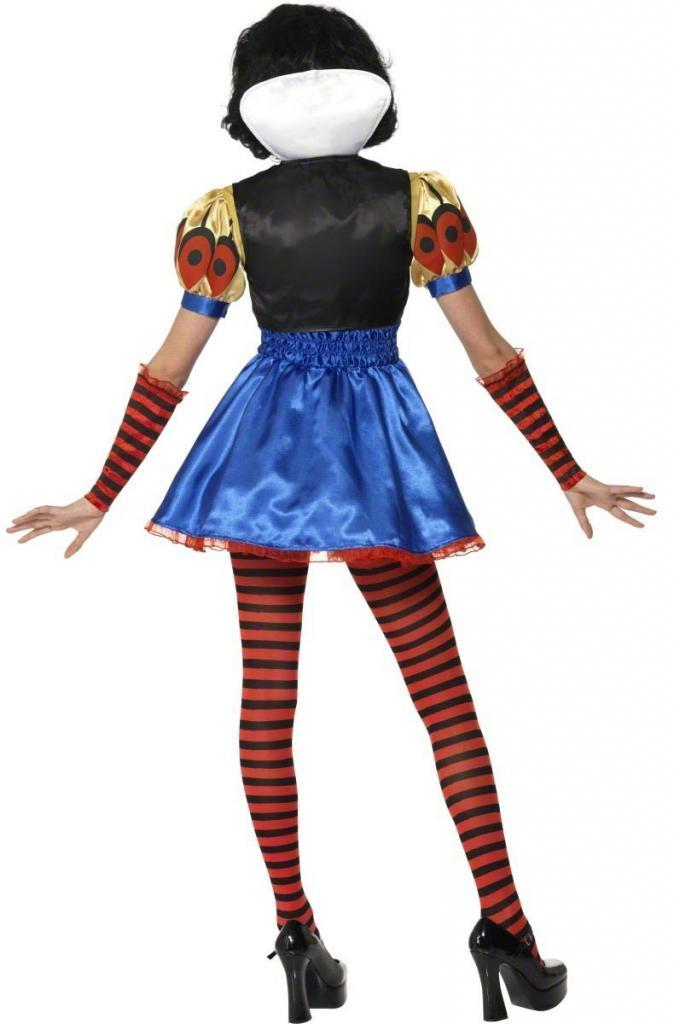 Rebel Toon Snow White fancy dress costume by Smiffys 34195 available here at Karnival Costumes online party shop - Back View