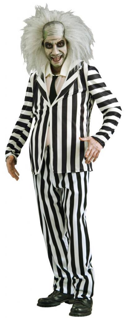 Beetlejuice Fancy Dress Costume for men by Rubies 888735 available here at Karnival Costumes online Halloween party shop