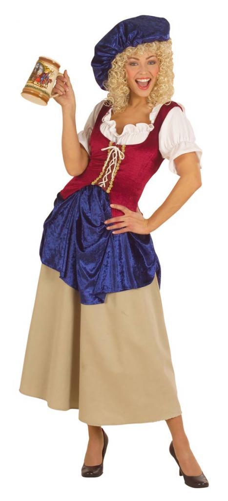 Peasant Woman Fancy Dress Costume by Widmann 5658 available from Karnival Costumes