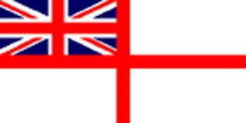 British Naval White Ensign 5ft