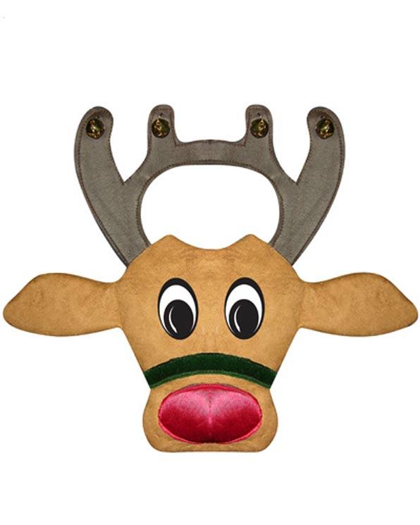 Bag Boutique - Reindeer Head Handbag by Rasta Imposta 5986 available in the UK here at Karnival Costumes online Christmas party shop