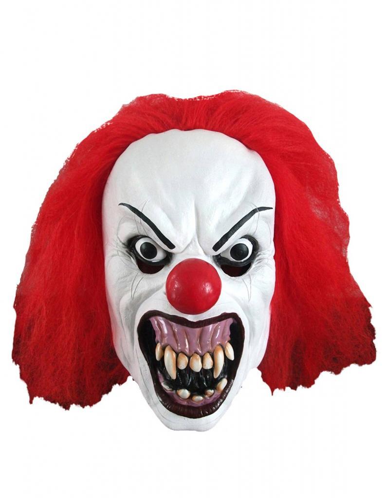 Snarling Terror Clown Mask Halloween Killer Clown masks 10980 available here at Karnival Costumes online Halloween party shop