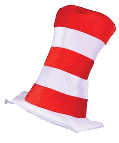 Child's Red and White Stovepipe Hat Cat in the Hat style by B Novelties BH598 from a large collection of character hats at Karnival Costumes online party shop
