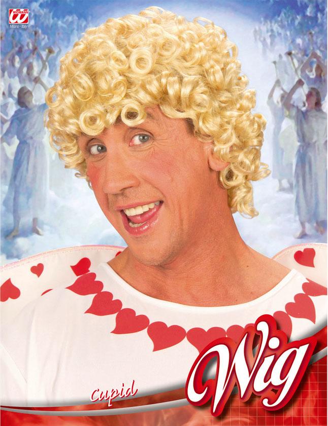 Men's Cupid Wig by Widmann C6346 from the Valentines Day Costume Accessories collection here at Karnival Costumes online party shop