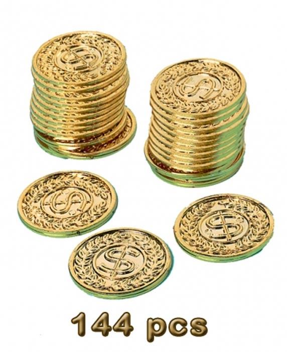 Casino or Pirate Treasure Coins Bulk 144 pc Pack by Amscan 255572