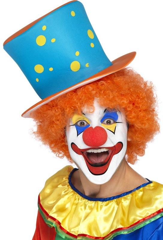Clown's Topper with Polkadots by Smiffy 24119 available here at Karnival Costumes online party shop