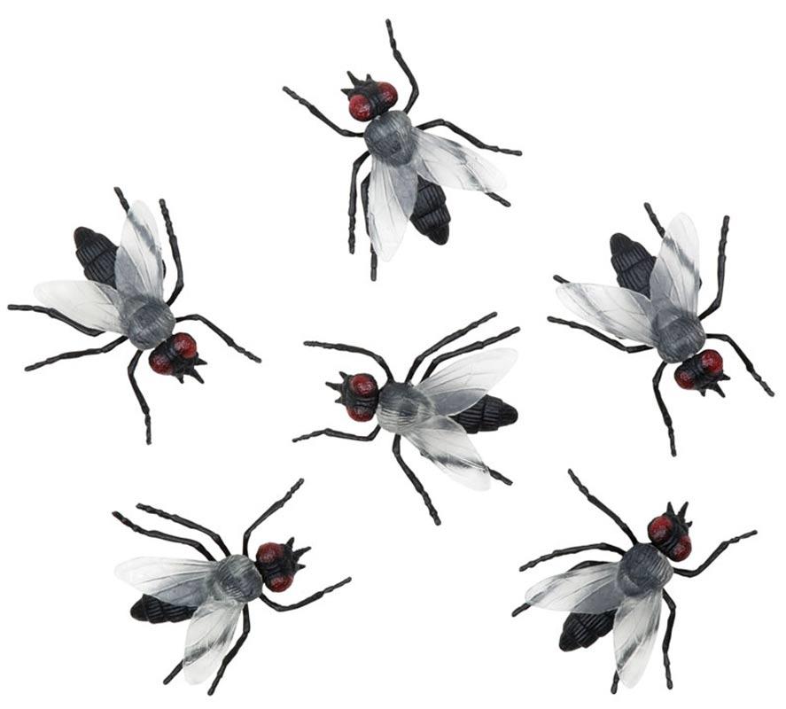 Big Flies Pkt 6 by Palmer Agencies 6293 available here at Karnival Costumes online party shop