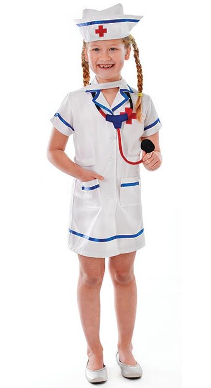Girls Nurse Costume - Childrens Hospital Costumes