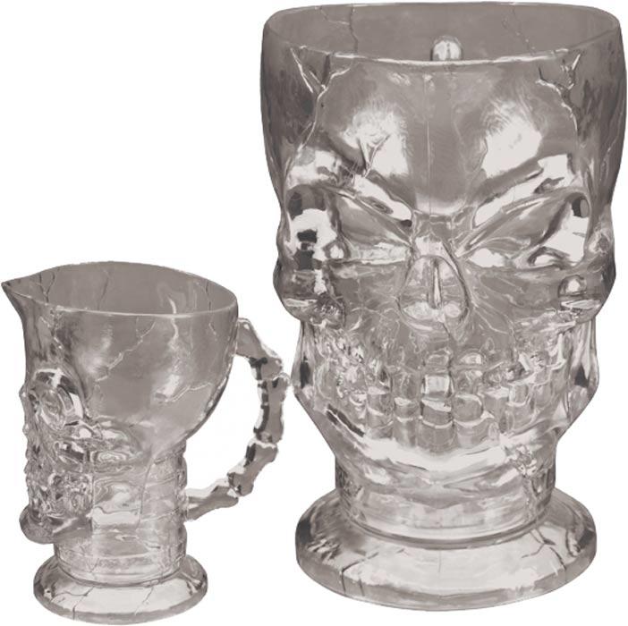 Halloween Skull Pitcher approx 1.34ltrs Capacity by Forum Novelties 67773 available in the UK here at Karnival Costumes online Halloween party shop