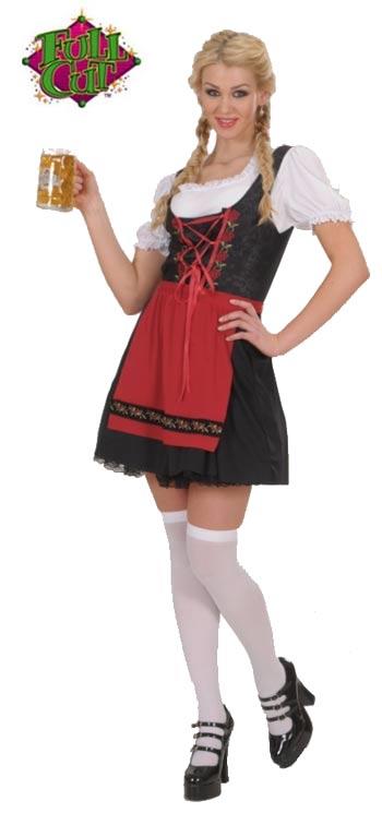Plus Size Bavarian Beer Maid Costume by Widmann 7262R available at Karnival Costumes