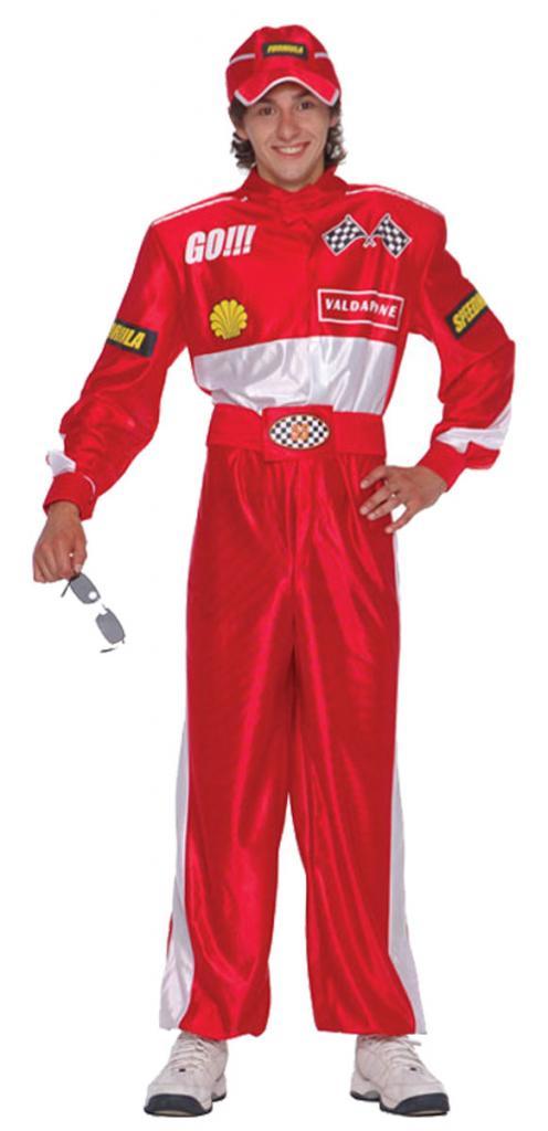 F1 Grand Prix Racing Driver costume for adults by Palmer Agencies 3133 available here at Karnival Costumes online party shop