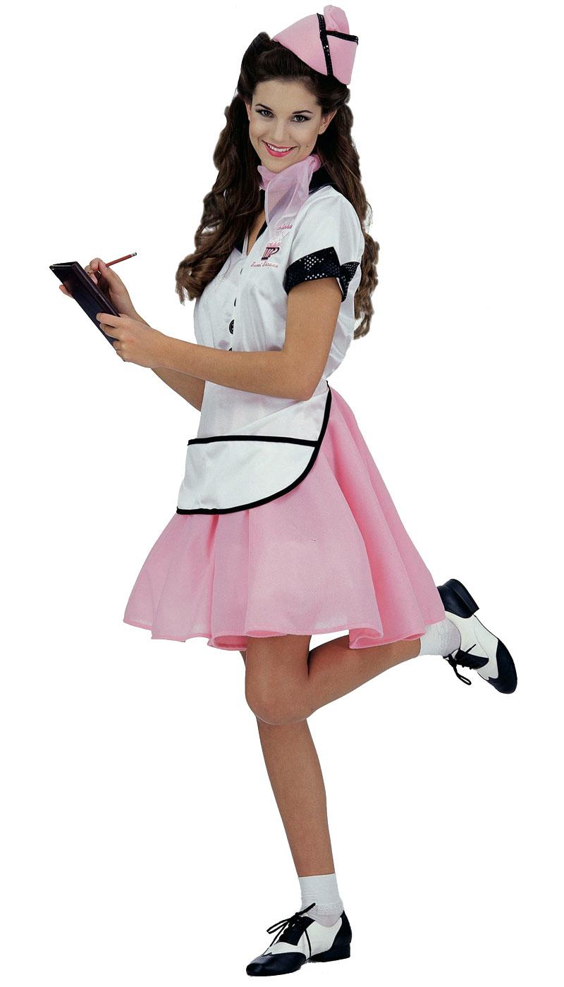 1950's Soda Pop Girl Costume by Rubies 15918 available here in the UK at Karnival Costumes online party shop