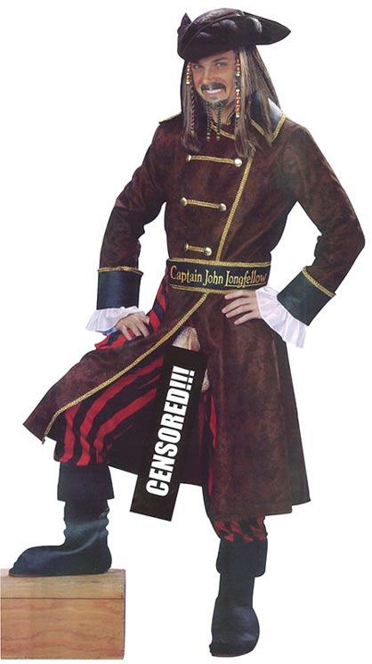 Captain John Longfellow Costume - Funny Costumes