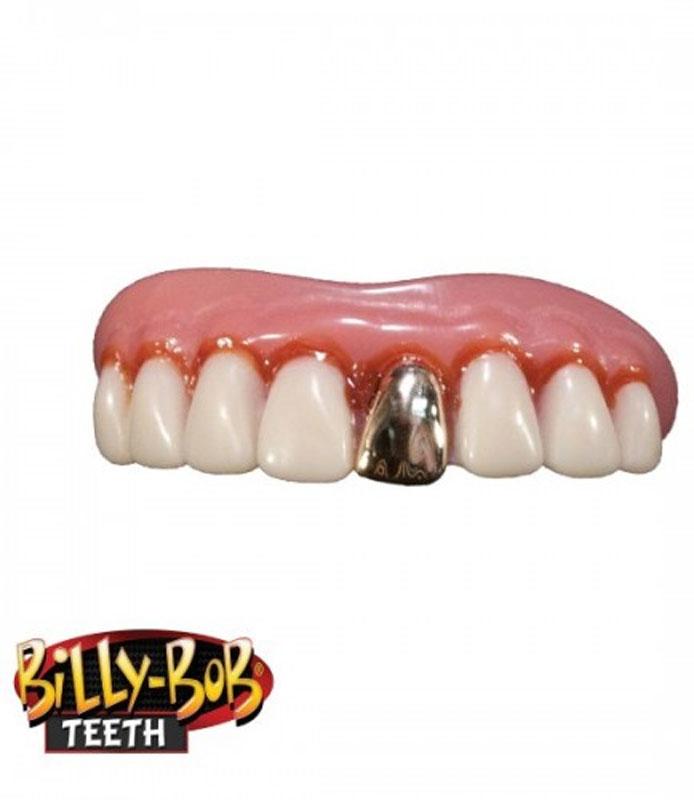 Hill Billy Style Billy Bob Full Grill with Gold tooth custom fit costume teeth item 10872 available in the UK here at Karnival Costumes online party shop