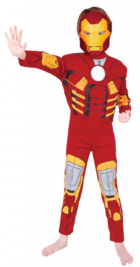 Iron Man Fancy Dress - Deluxe Superhero Costume