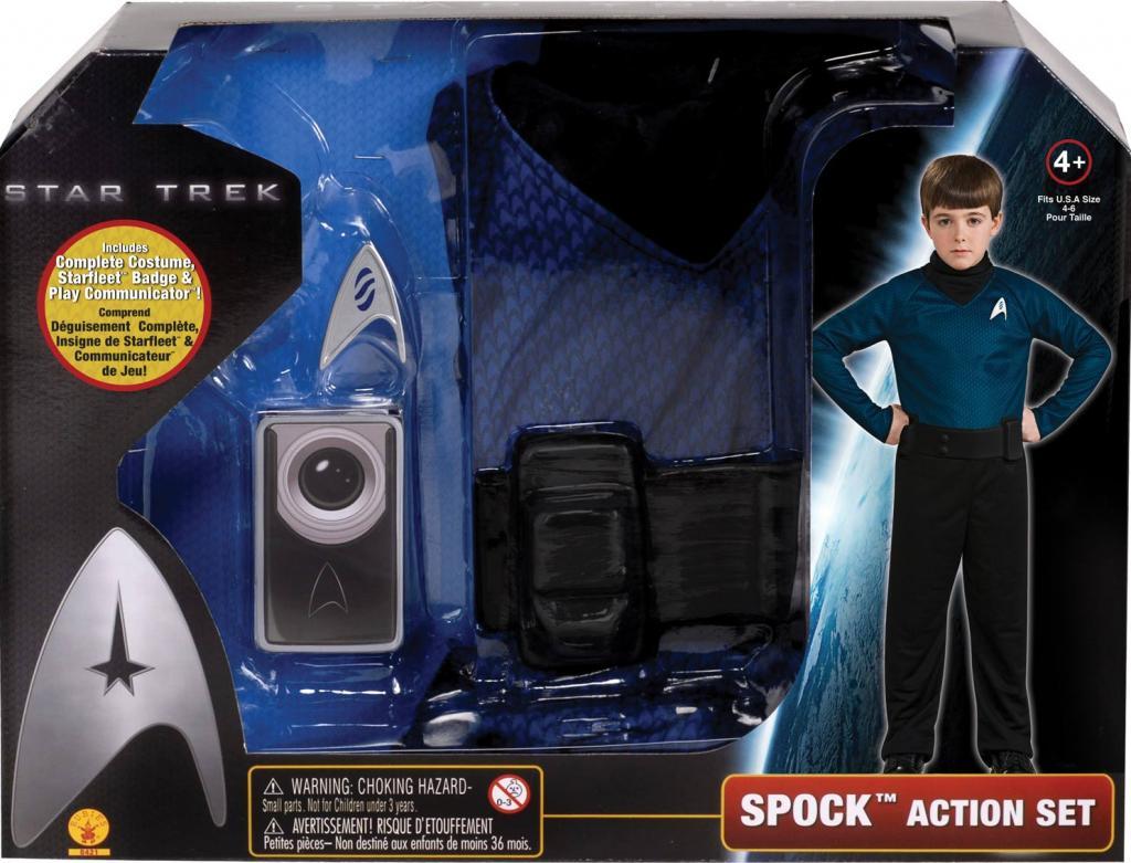Children's Star Trek Spock action box fancy dress costume by Rubies 8421 available here at Karnival Costumes online party shop