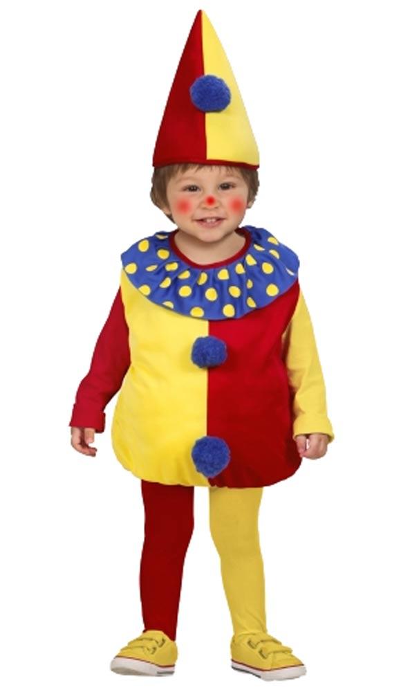 Clown Fancy Dress Costume for Toddlers from a collection of children's outfits at Karnival Costumes