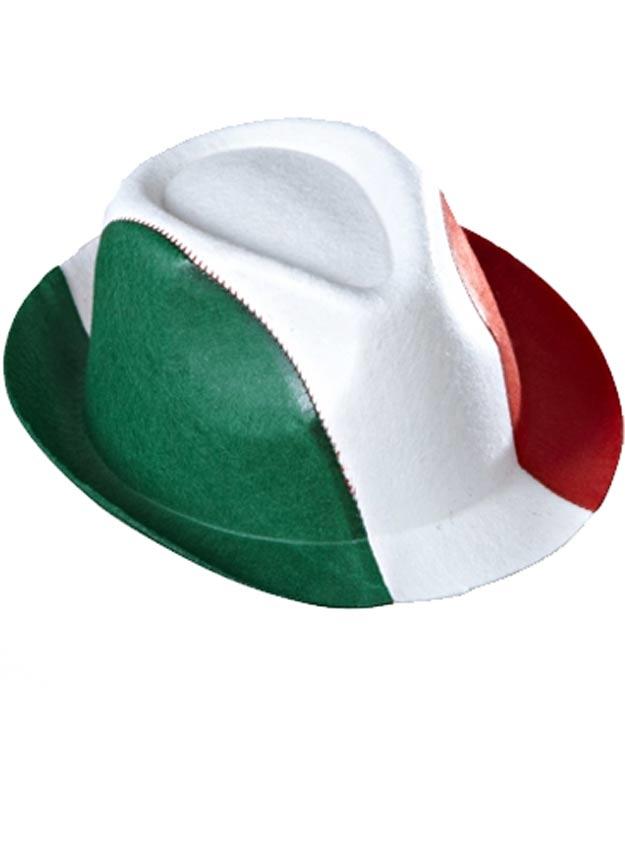 Italy Fedora Hat in Felt by Widmann 0399H for the Italian team supporters at the World Cup from Karnival Costumes online party shop
