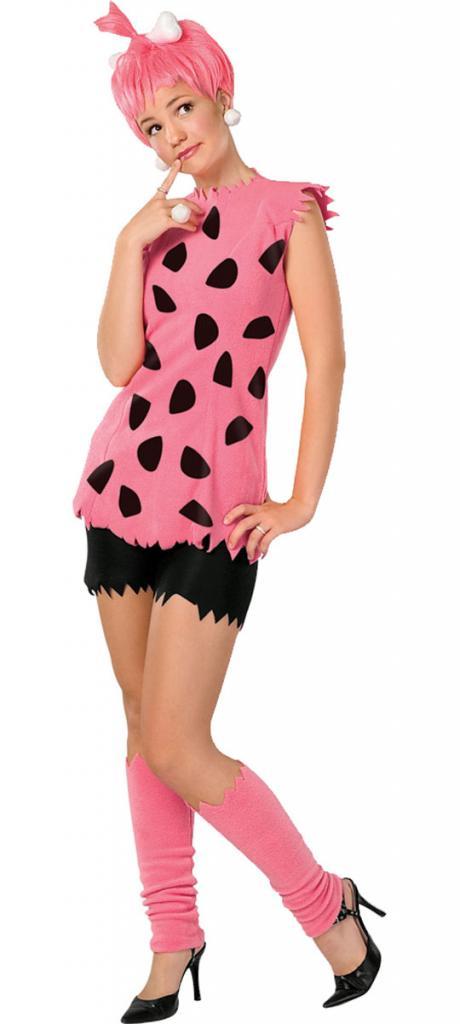 Pebbles Flintstone Costume for adults by Rubies in sizes sml, med and lrg available here at Karnival Costumes online party shop