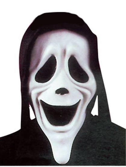 Smiley Scary Movie Ghostface Mask for Halloween from a collection at Karnival Costumes in the UK