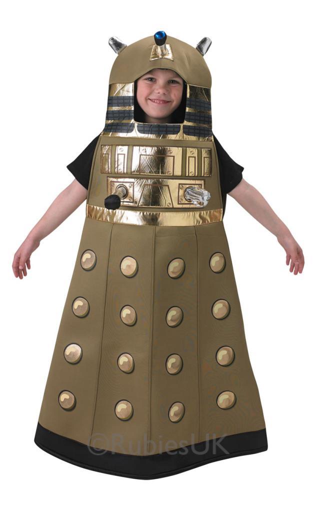 Childrens Dalek Dr Who Fancy Dress Costume