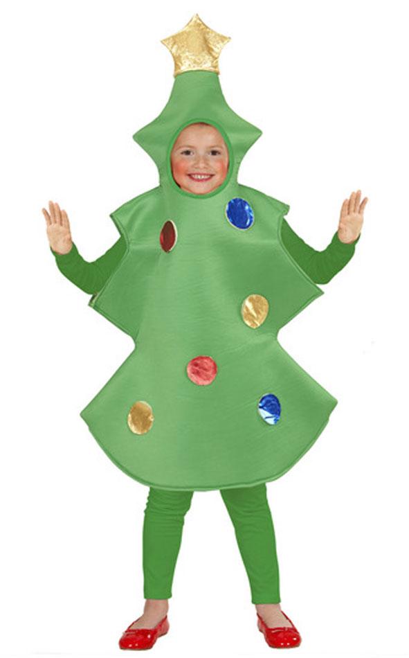 Kid's Christmas Tree Costume in a variety of sizes by Widmann and available from Karnival Costumes