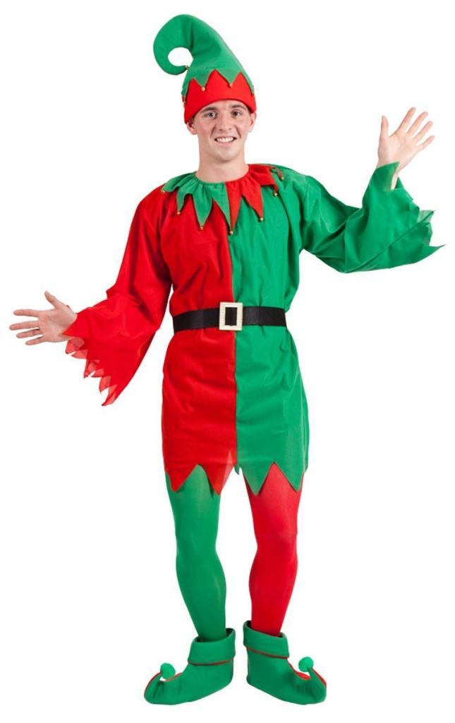 Jolly Elf Costume for Adults