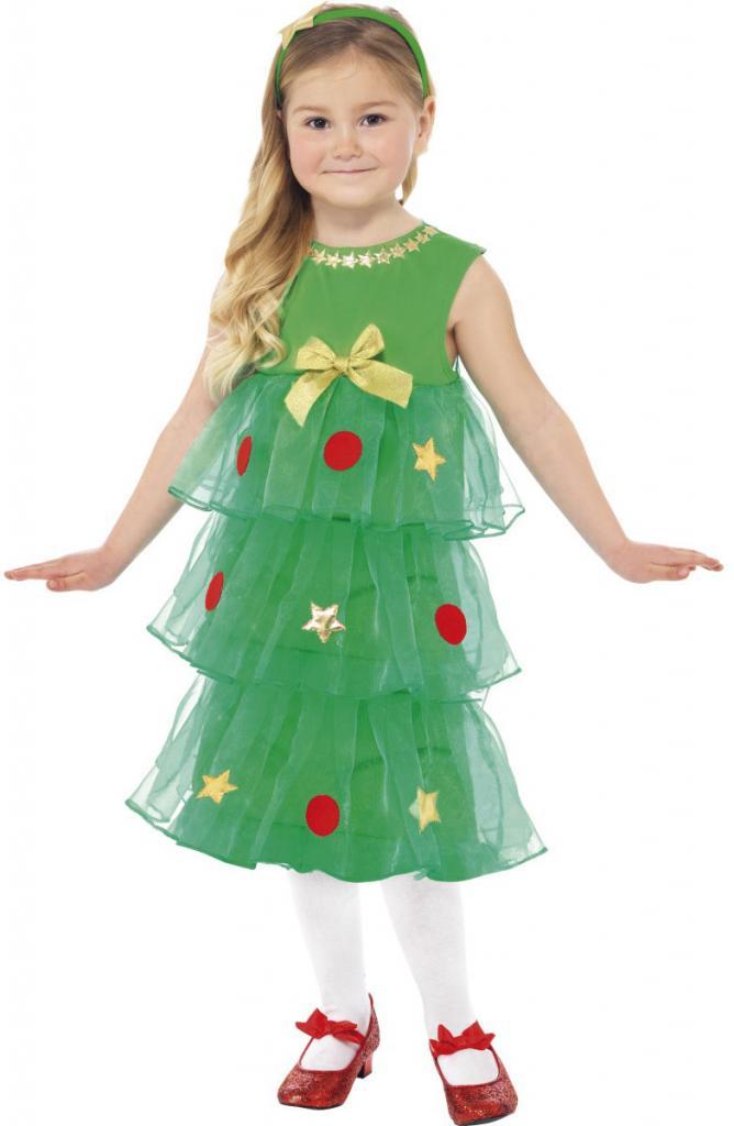 Cute Christmas Tree Costume for Girls from Karnival Costumes
