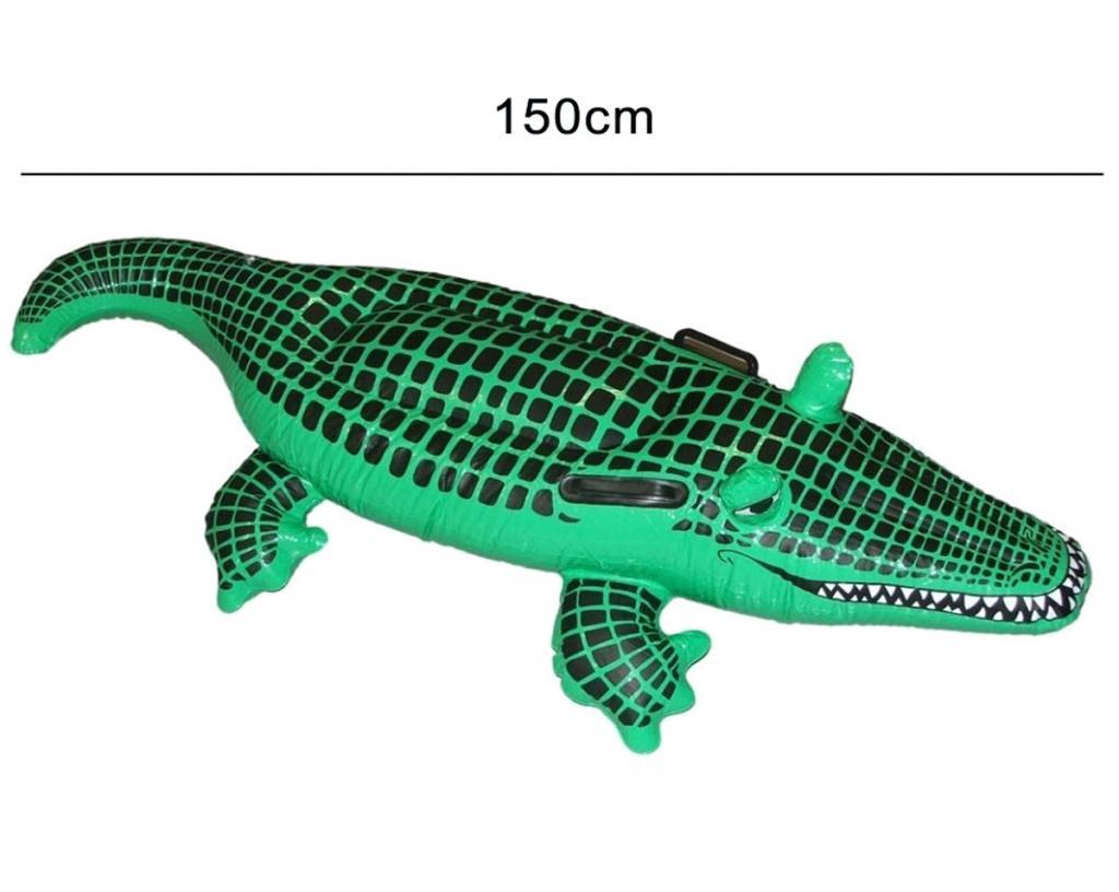 Inflatable Crocodile - 150cm by Henbrandt X99138 available here at Karnival Costumes online party shop