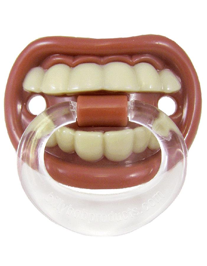 Thumb Sucker Pacifier from Billy Bob Teeth item 50060 and available at Karnival Costumes